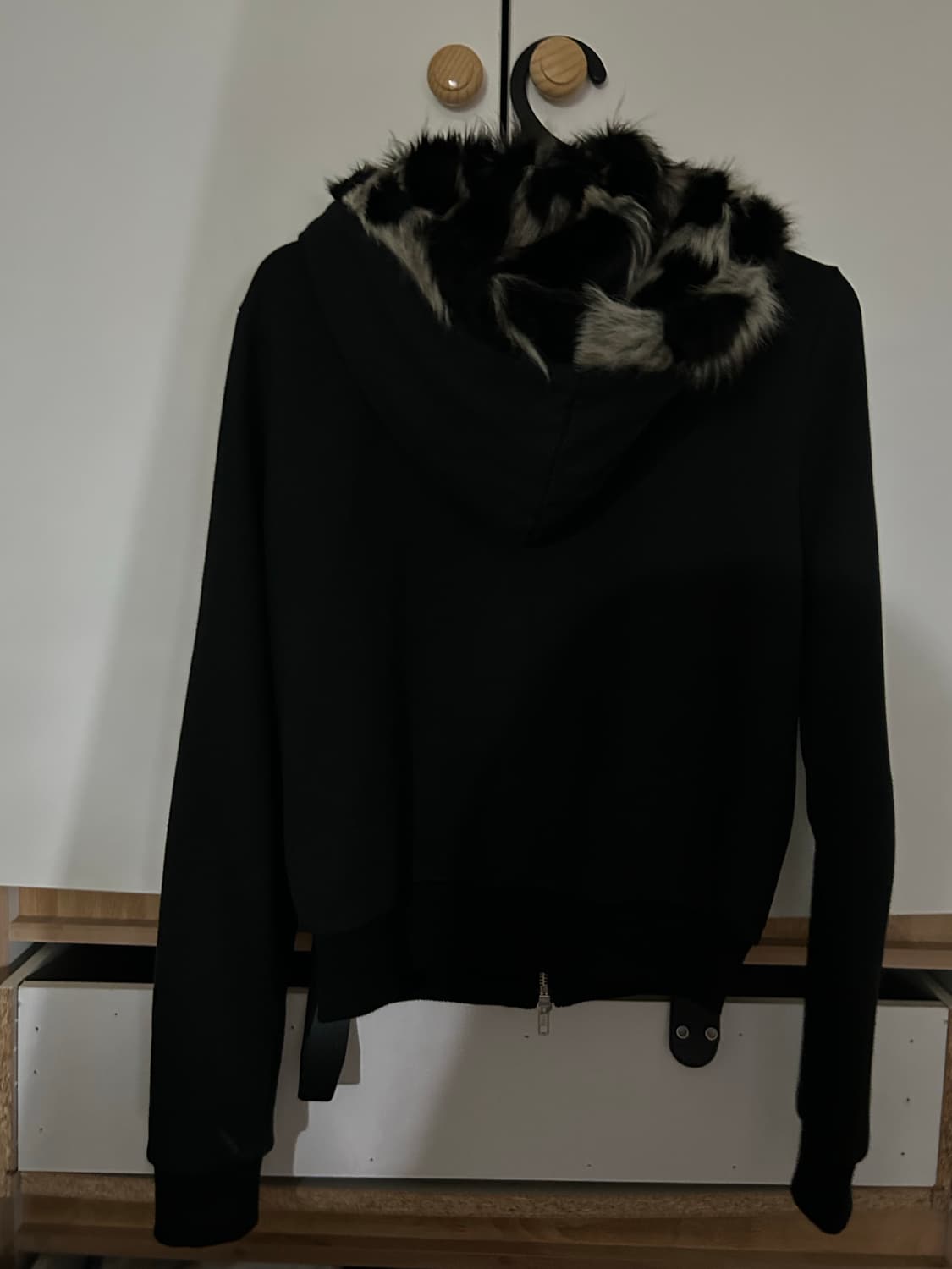 settle for moon 세틀포문 퍼 후드집업 상품이미지4