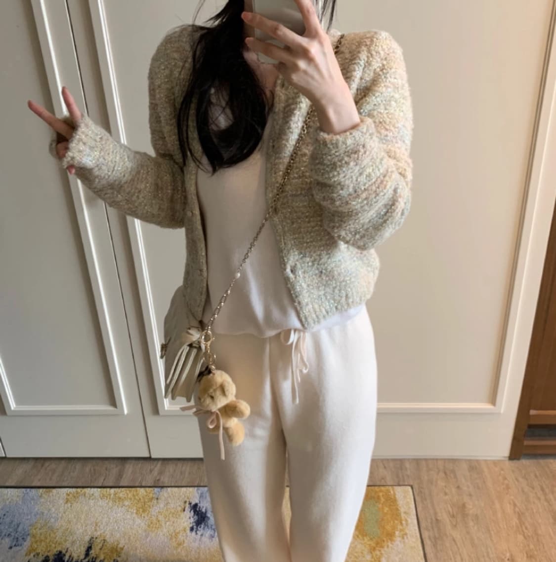 당일배송) 유솝 발렌 가디건 베이지 yousoap 상품이미지2