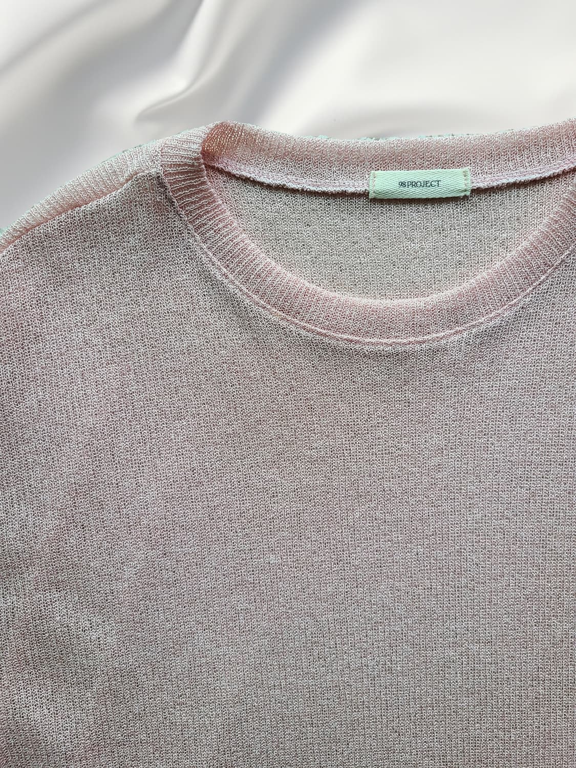 98PROJECT 핑크 루즈핏 니트 상품이미지2