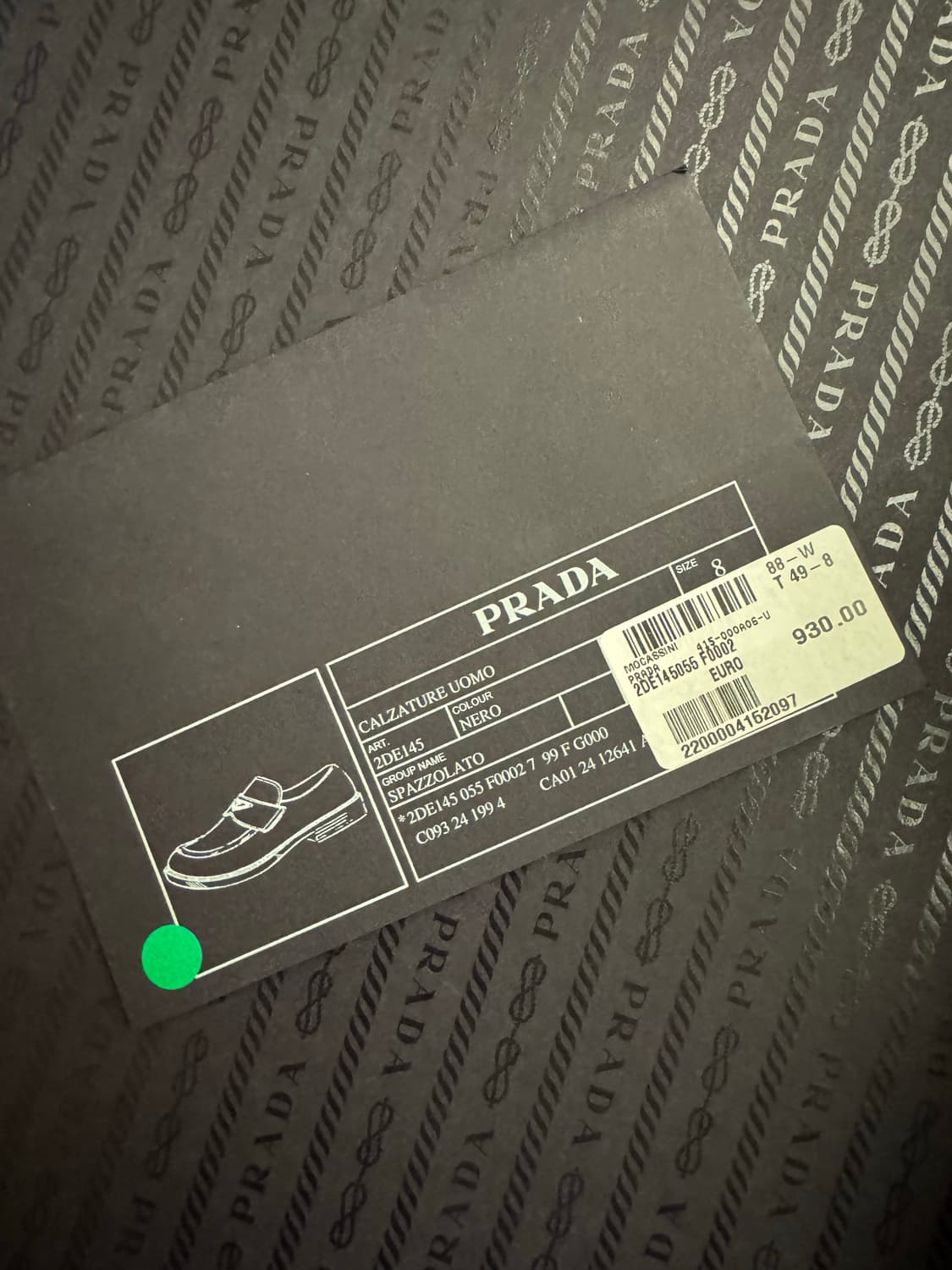 프라다 카프스킨 로퍼 us8 260 상품이미지3