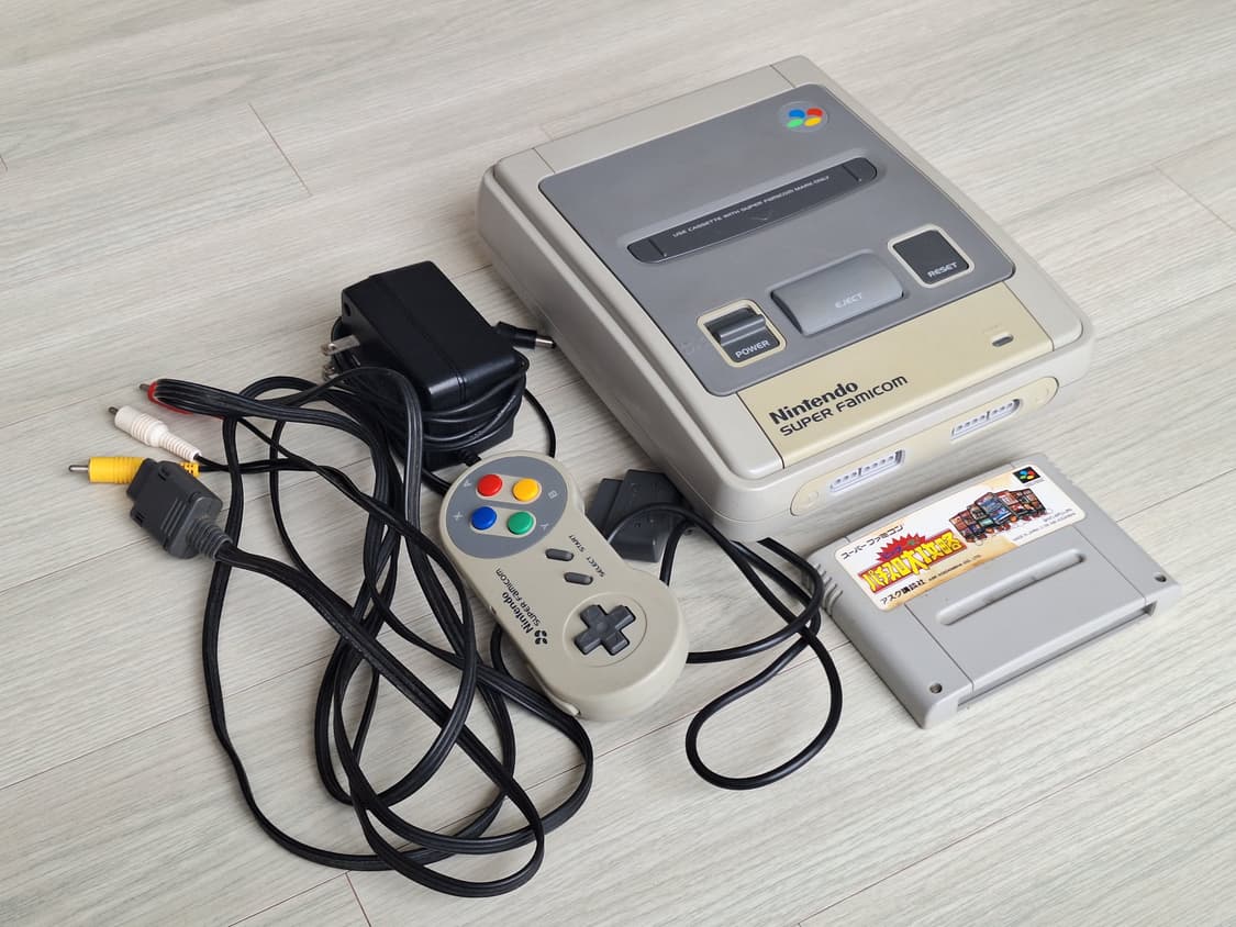 닌텐도 슈퍼패미컴 본체 세트 상품이미지1