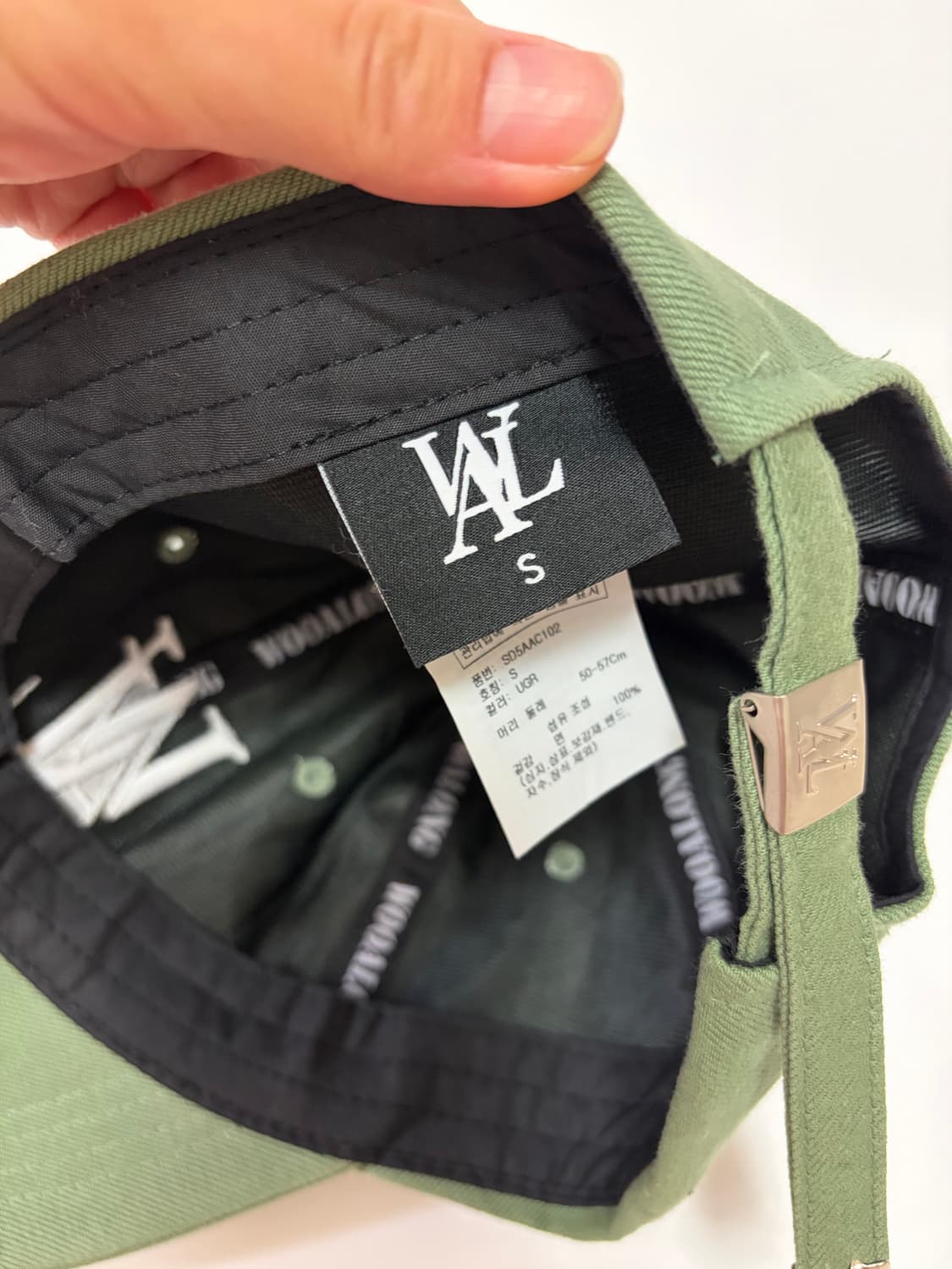 우알롱 시그니처 로고 볼캡 S 상품이미지6