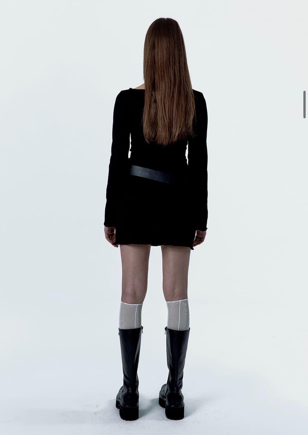 니트 롱슬리브 탑 드레스 상품이미지4