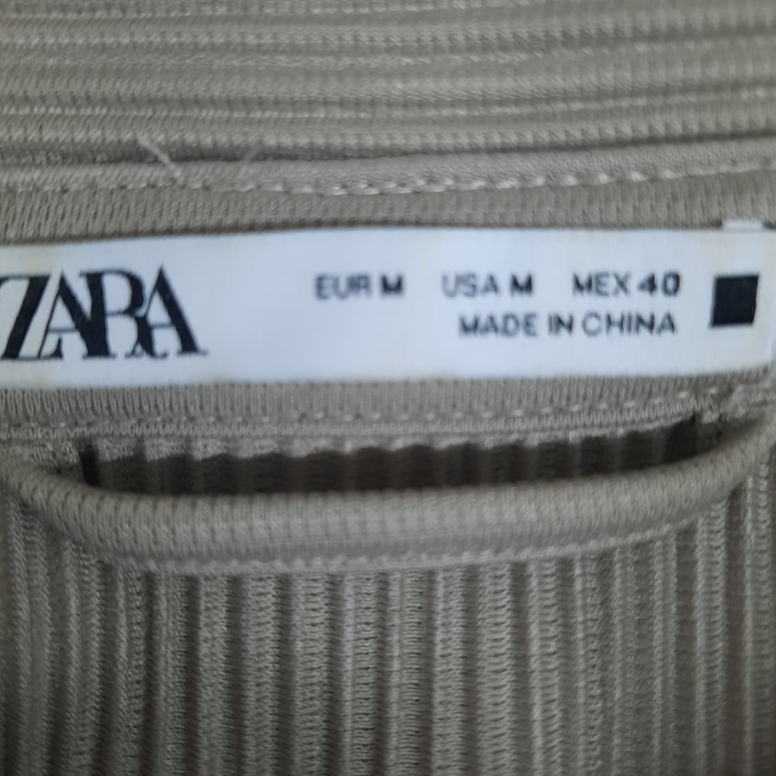 ZARA 골지스타일 반팔 상품이미지2