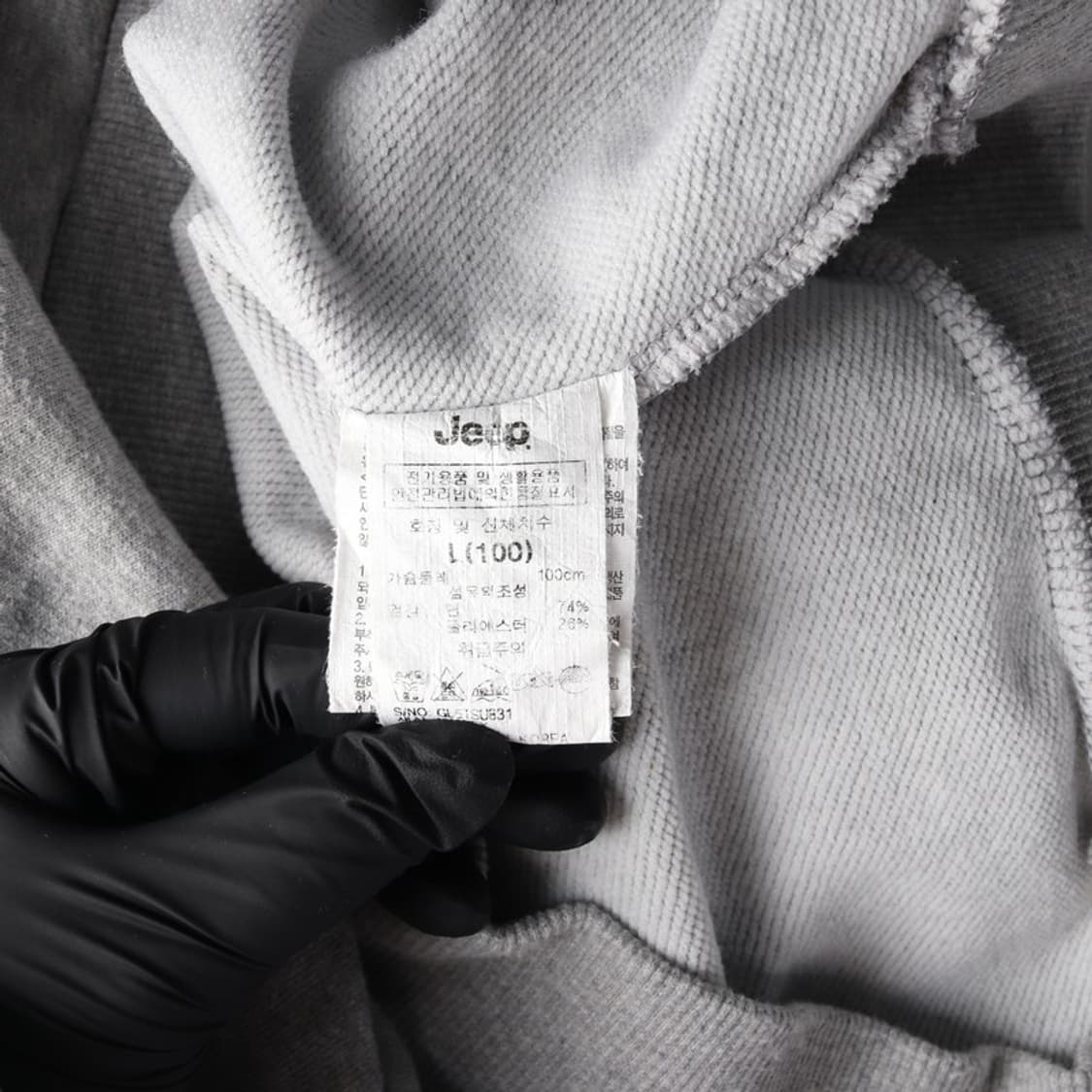 Jeep 미니 로고 래글런 맨투맨 L 상품이미지6