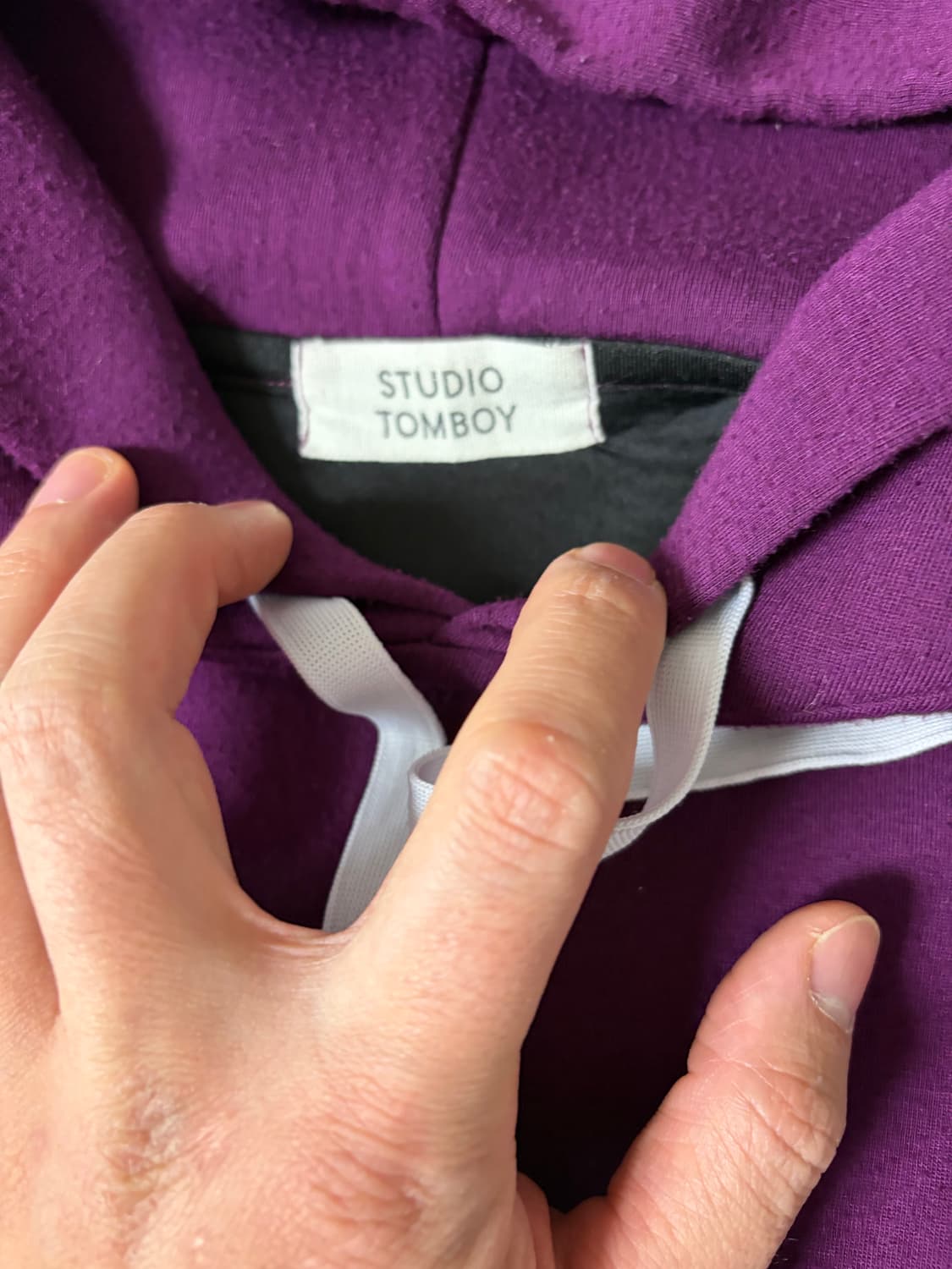 스튜디오 톰보이 공용 레이언 후드 스웻셔츠 상품이미지2