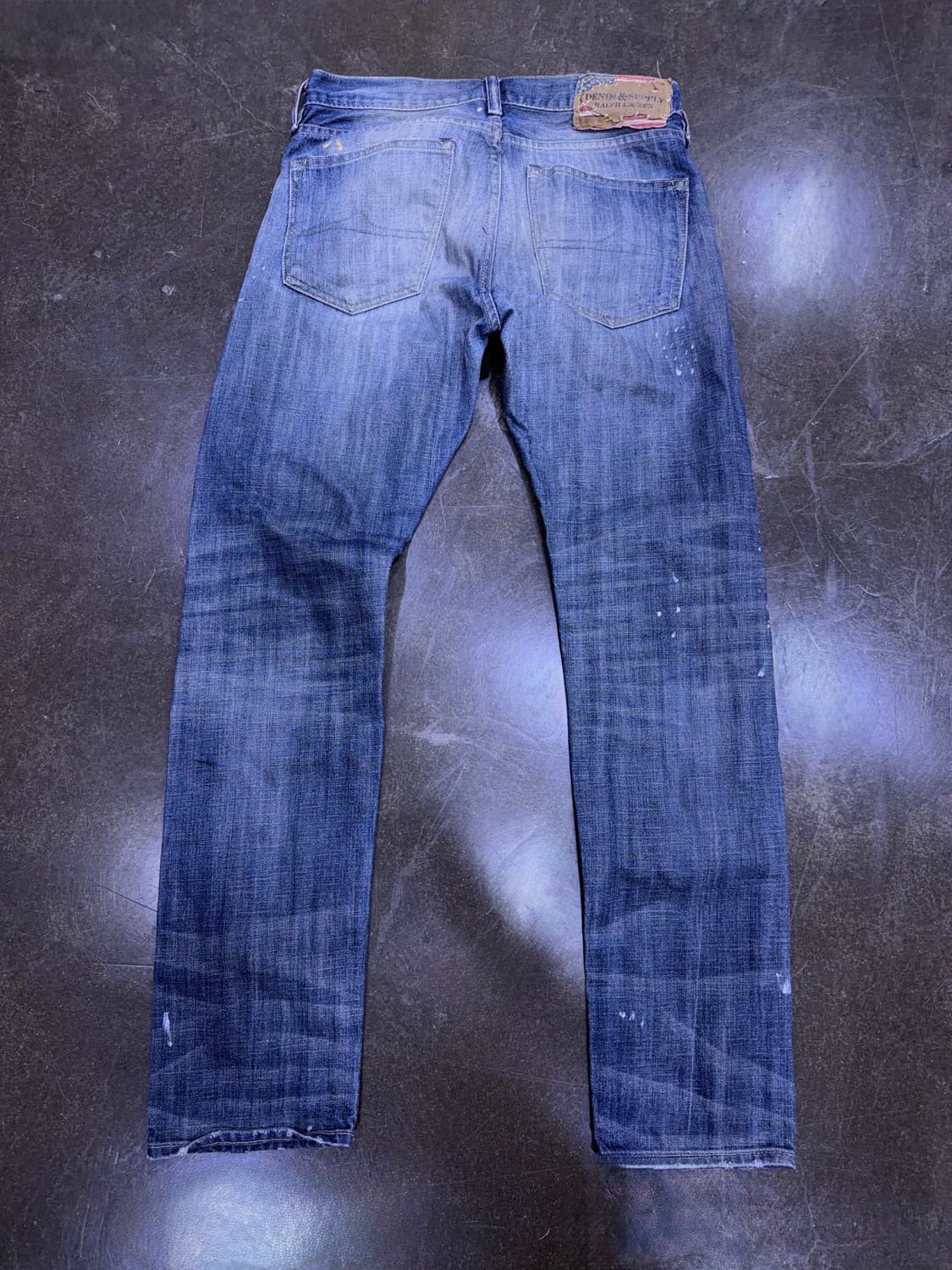 데님앤서플라이 랄프로렌 슬림핏 페인팅 데미지 데님팬츠 30 상품이미지2