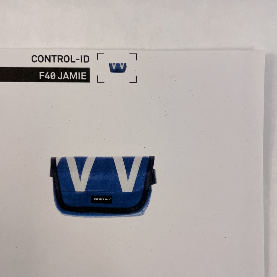 미사용 새상품 프라이탁 제이미 F40 블루 화이트 파란색 흰색 상품이미지8