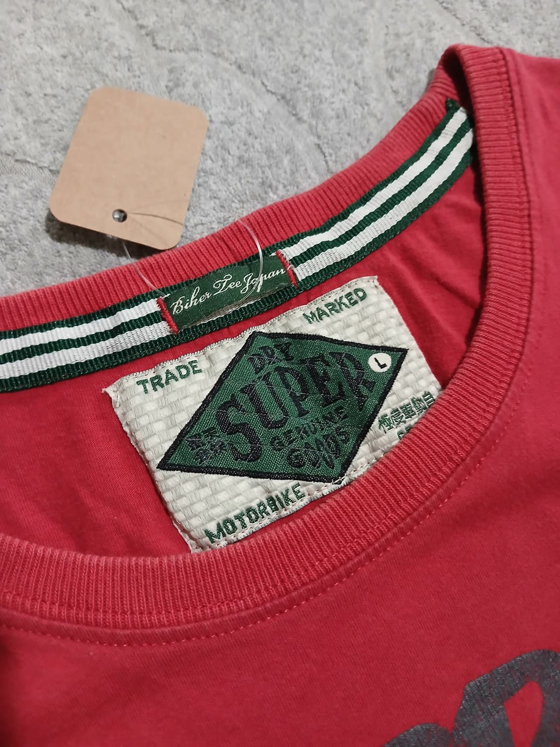 슈퍼드라이 프린팅 반팔티 L 상품이미지3