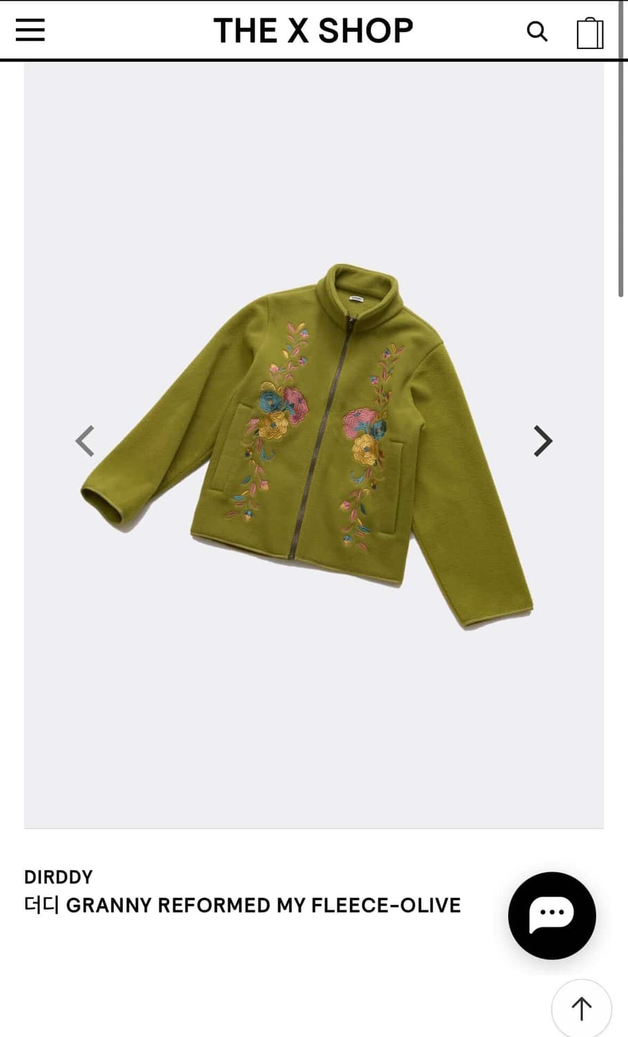 Dirddy 더디GRANNY REFORMED MY FLEECE-OLIVE 상품이미지1