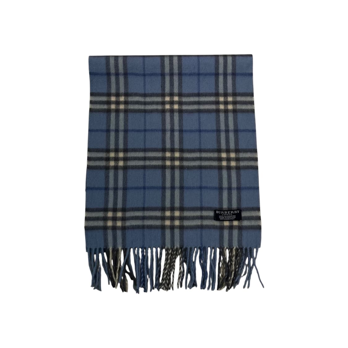 버버리 노바체크 스카이블루 캐시미어 머플러 상품이미지2