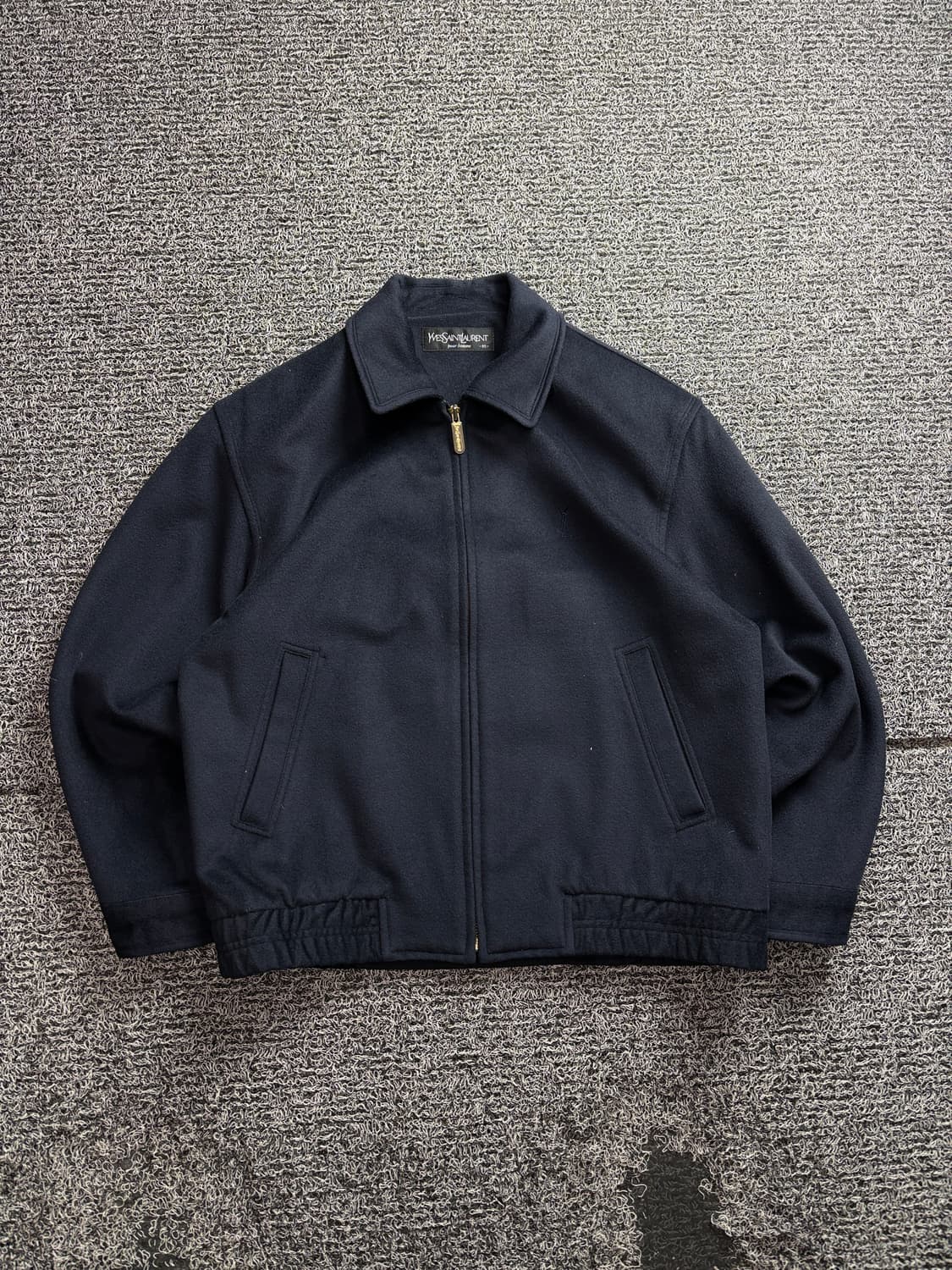 90s YSL 입생로랑 아카이브 울 블루종 자켓 3106 상품이미지2