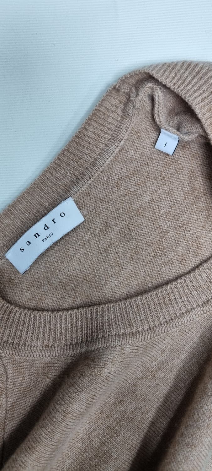 산드로 플래시백 울 91%, 캐시미어 9% 니트 1size _ 여성 상품이미지9