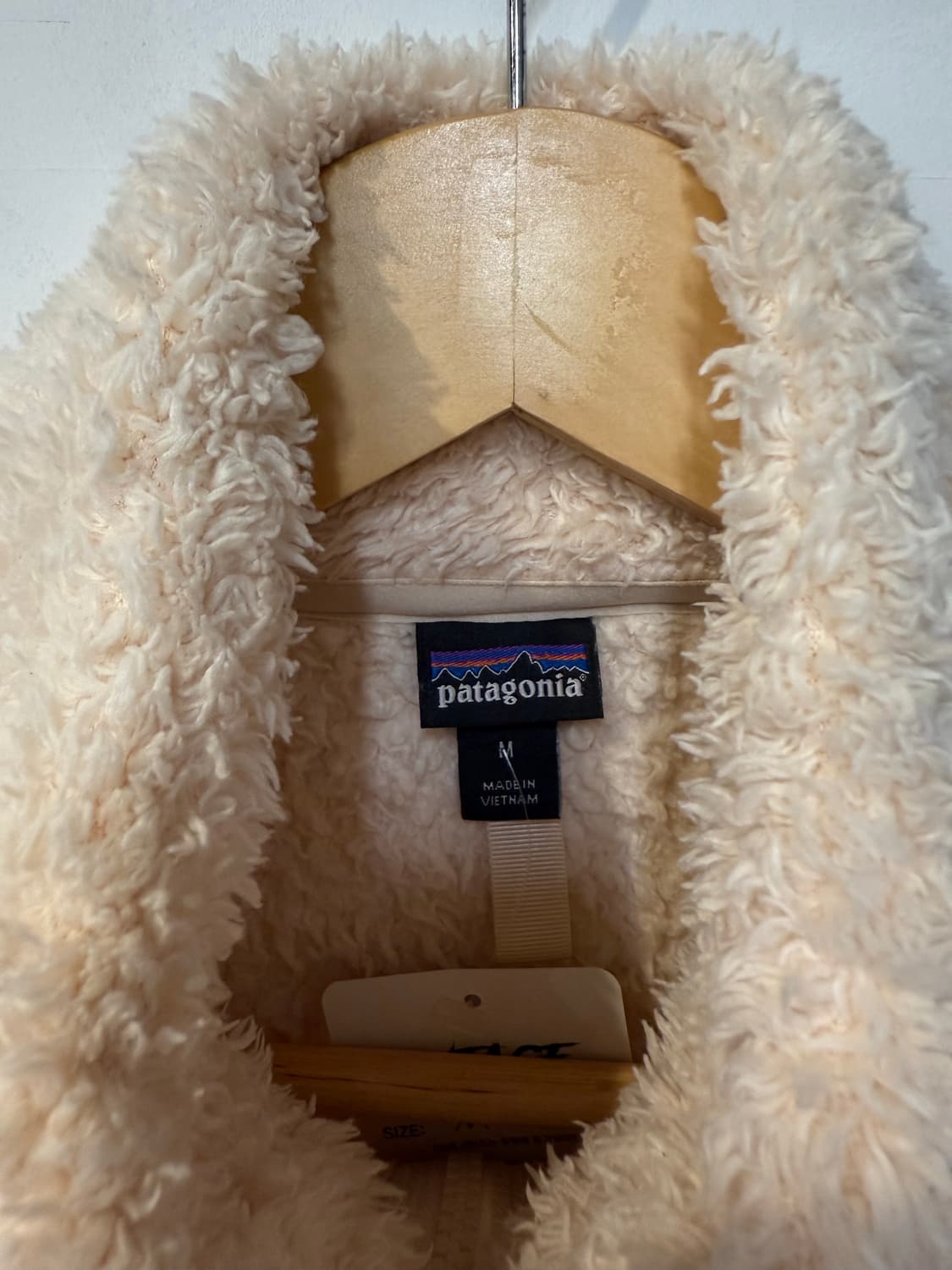 파타고니아 아이보리 플리스 집업 상품이미지3