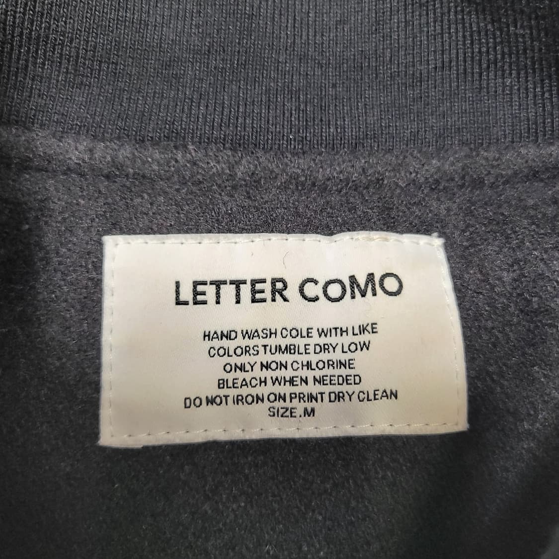 레테르코모 네이비 바시티 자켓 상품이미지2