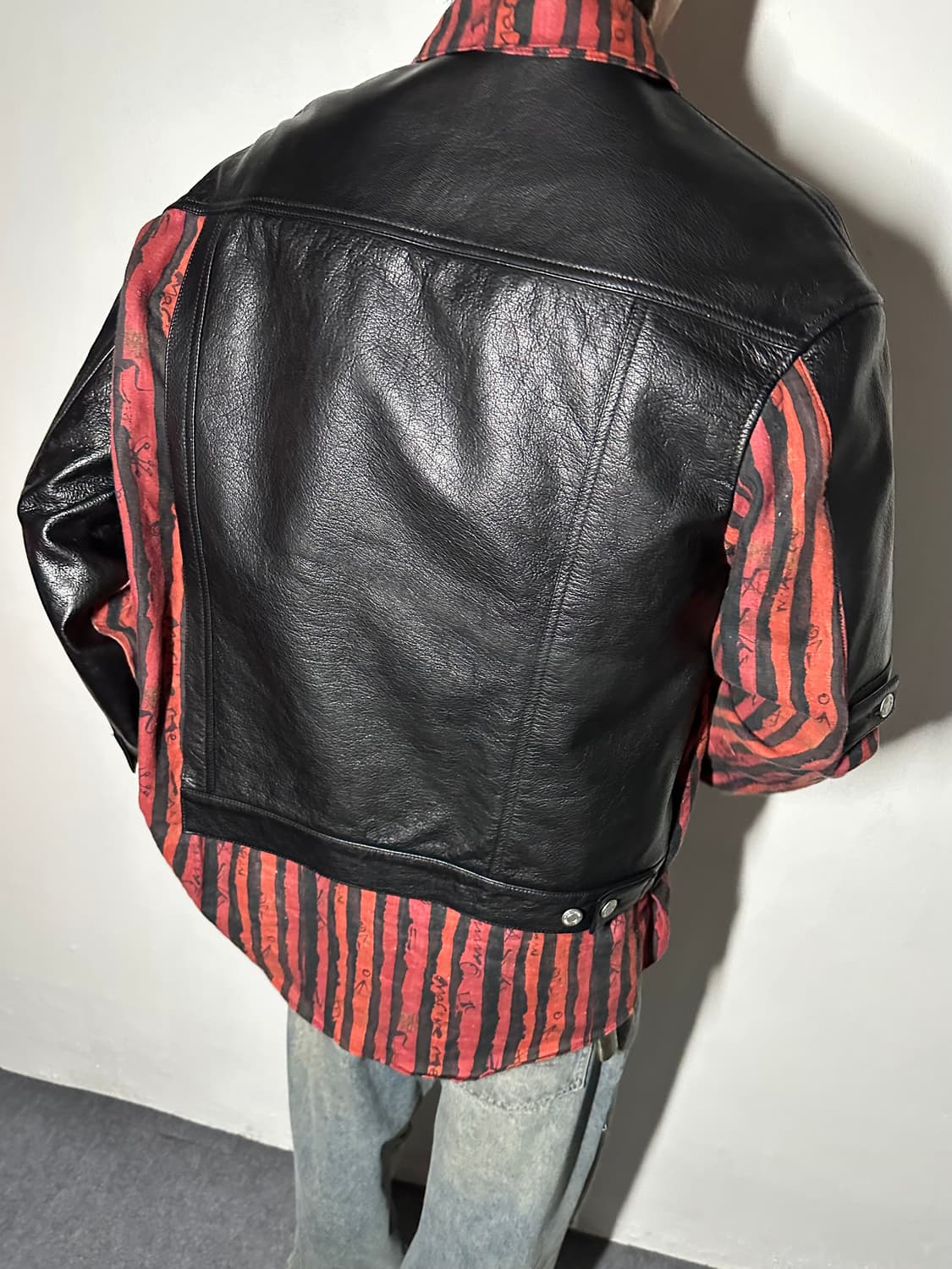 (19ss) Martin Rose hybrid leather shirt 상품이미지4