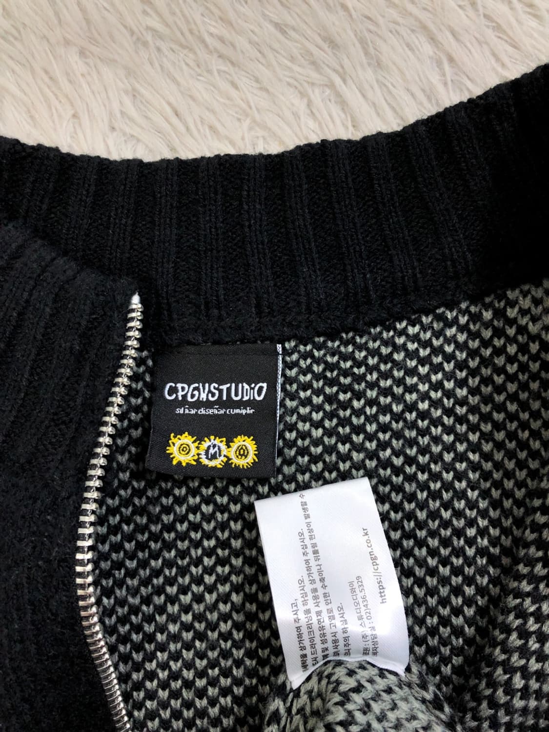 꼼파뇨 스튜디오 집업 가디건/#2503 상품이미지4