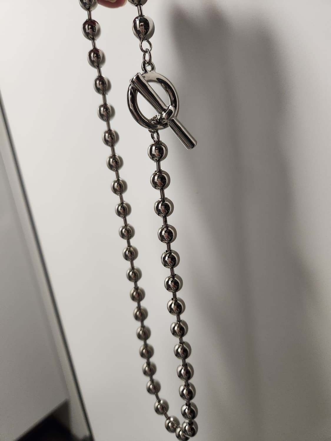 블랙퍼플 신주 빅볼 목걸이 상품이미지3