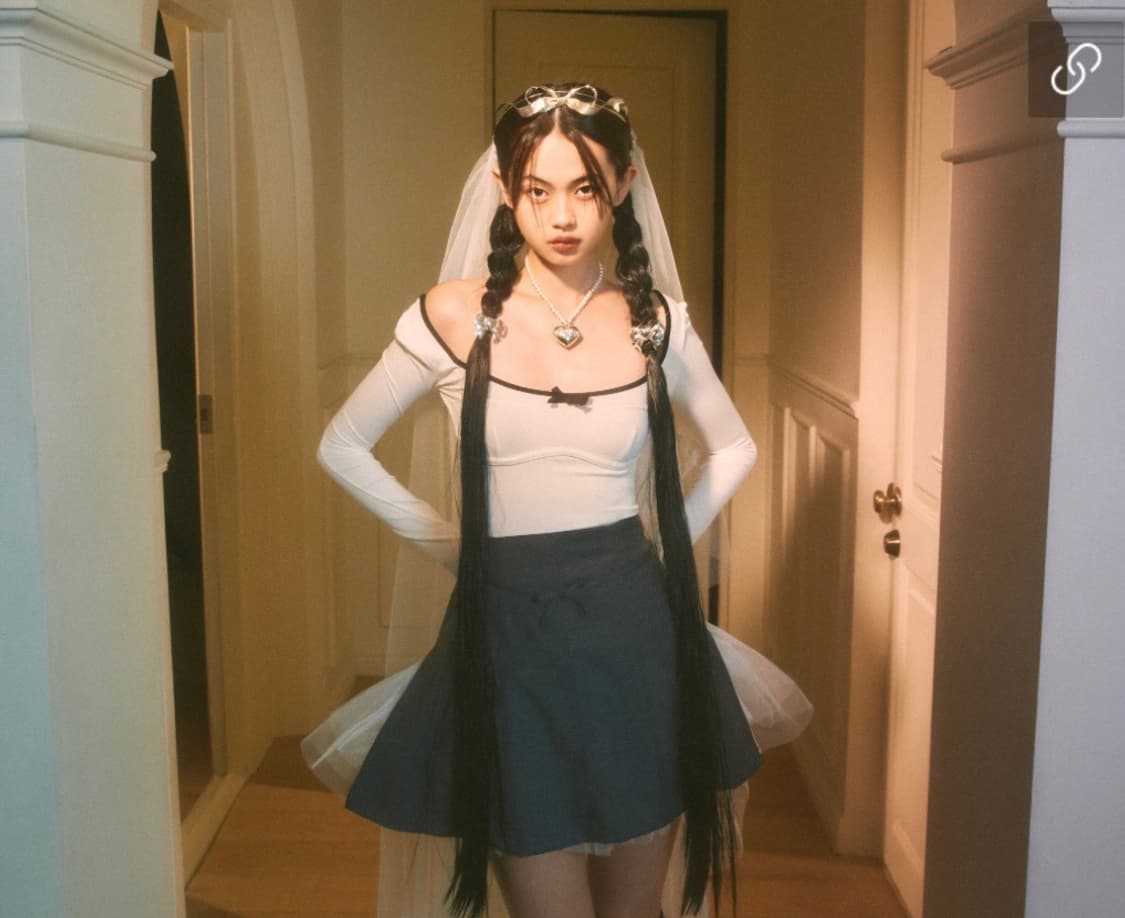 페르트 Ribbon T shirt 리본 티셔츠 상품이미지2