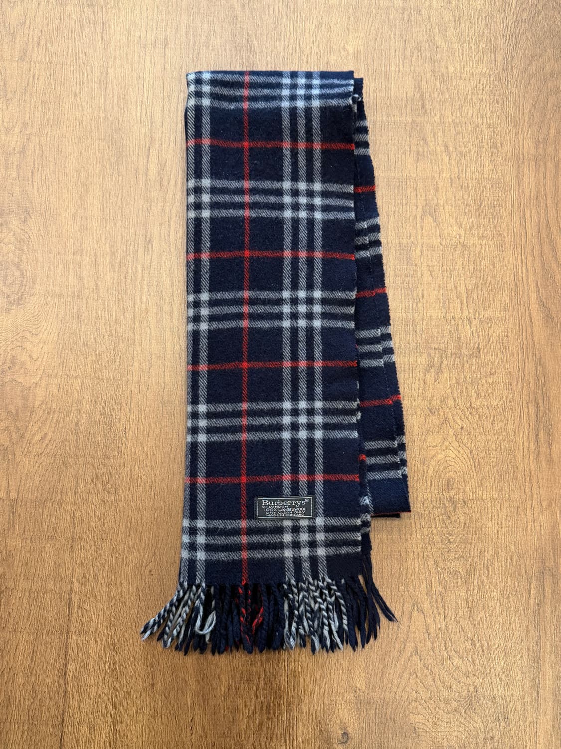 Burberrys 버버리 램스울 체크 머플러 (made England) 상품이미지1