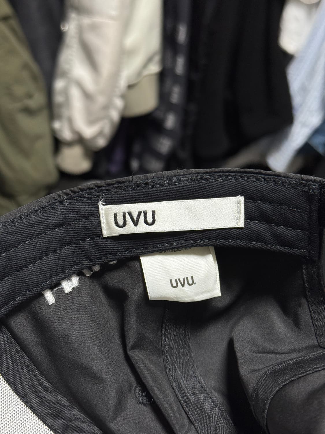 UVU 인시그니아 캡 블랙 상품이미지4