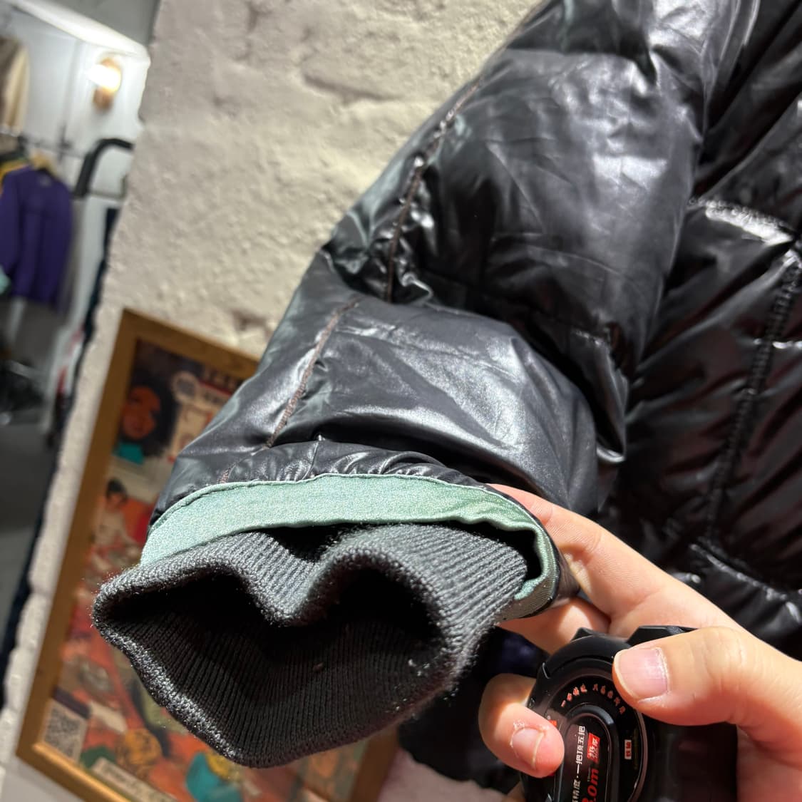 아비렉스 USAF 히든 후드 유광 투웨이 패딩 상품이미지6