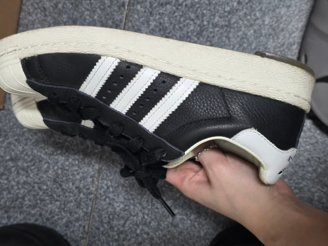 아디다스 슈퍼스타 클라우드 블랙 230 상품이미지5