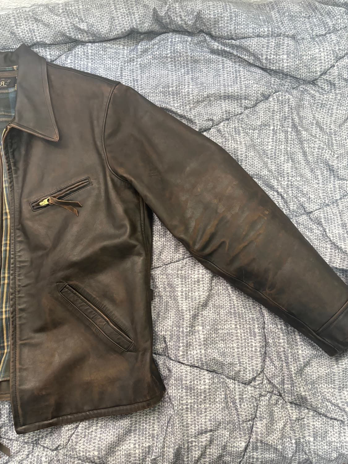 [L]더블알엘 뉴스보이 레더자켓 상품이미지4