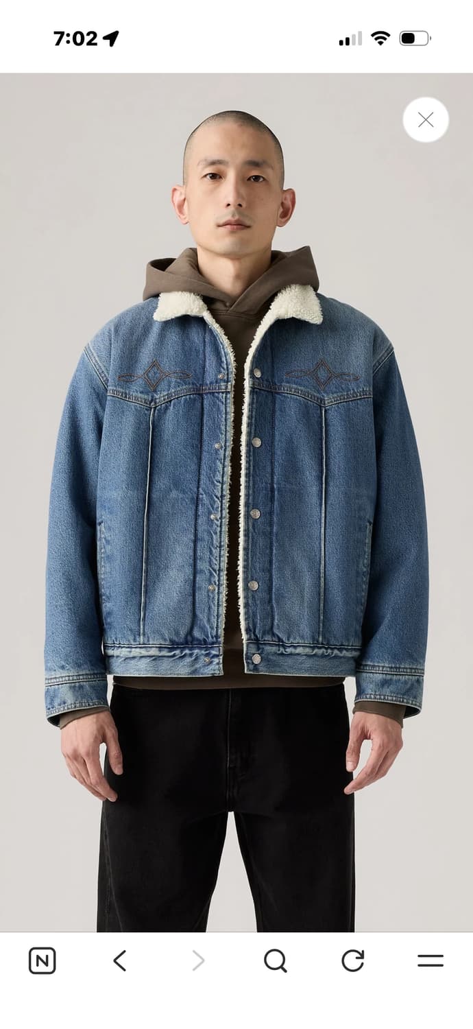 리바이스 웨스턴 쉐르파자켓 상품이미지1