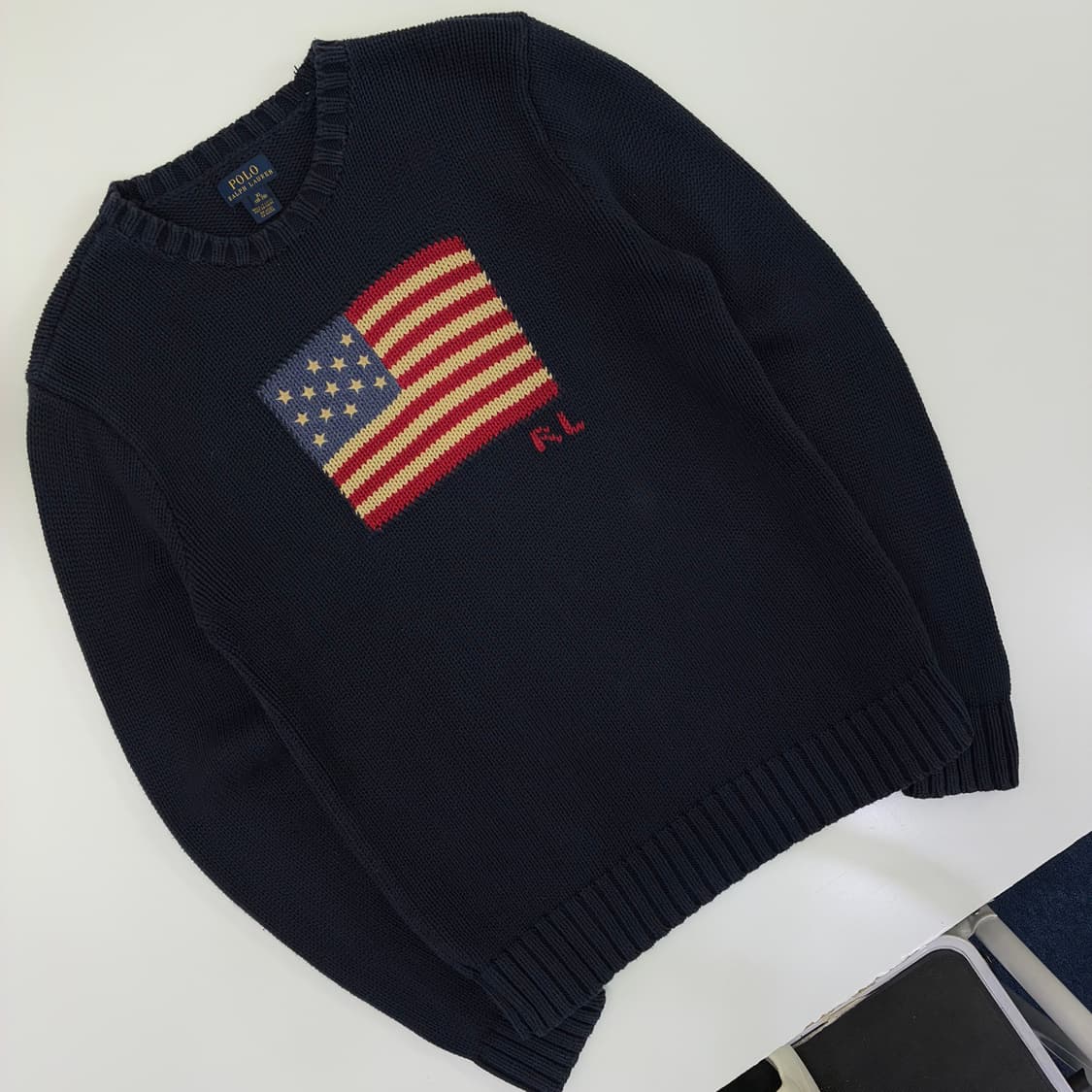Polo  폴로 랄프로렌 코튼 성조기 스웨터 상품이미지2