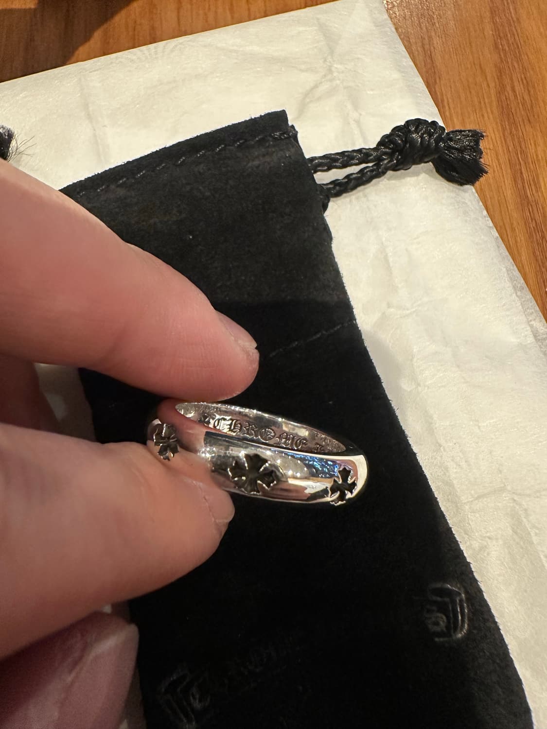 크롬하츠 네거티브링 새상품 US9 상품이미지2