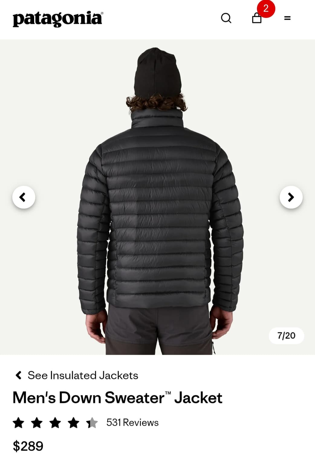 (새상품)파타고니아 다운스웨터 25fw M사이즈 상품이미지6