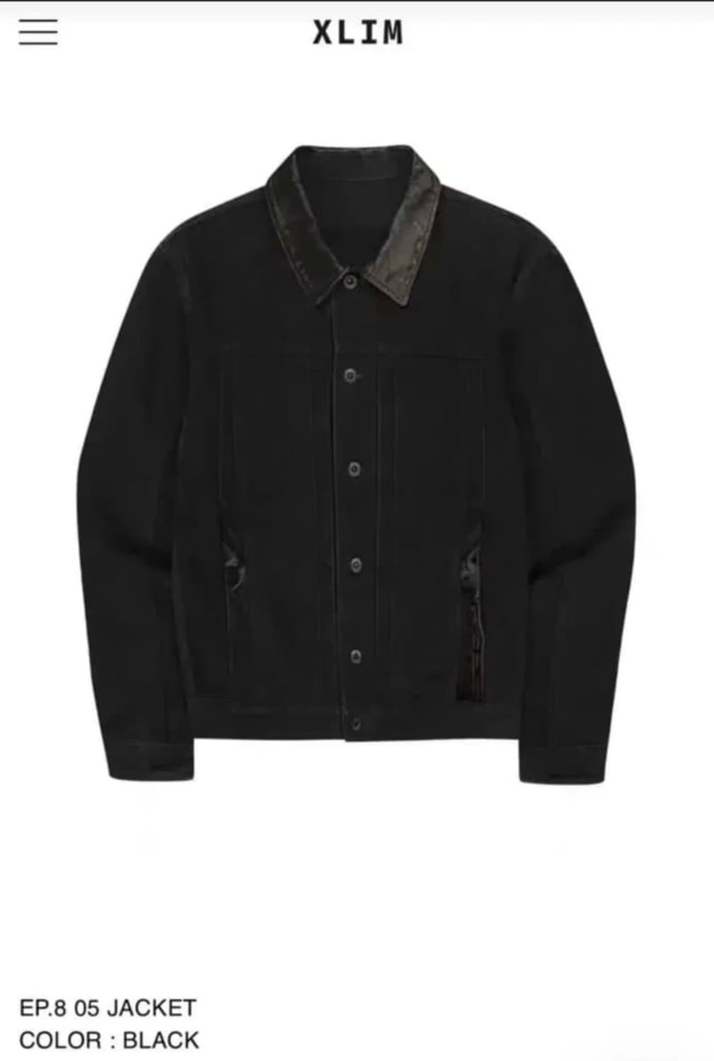 엑슬림 ep 8 자켓 black L 상품이미지1