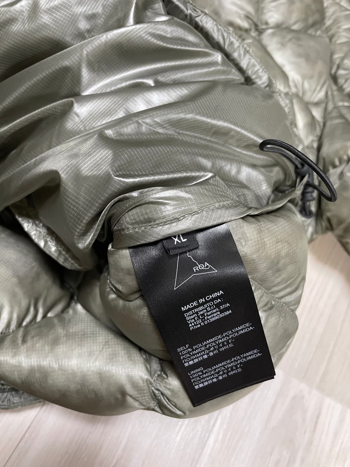 로아 누나 세이지그린 800 다운 자켓 XL 상품이미지5