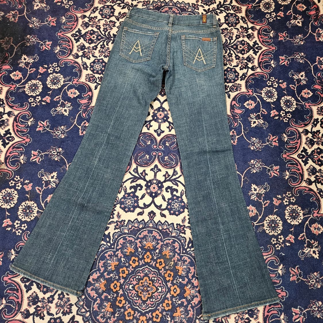 세븐진 포켓 펄 세미 부츠컷 데님 청바지 27 size 상품이미지1