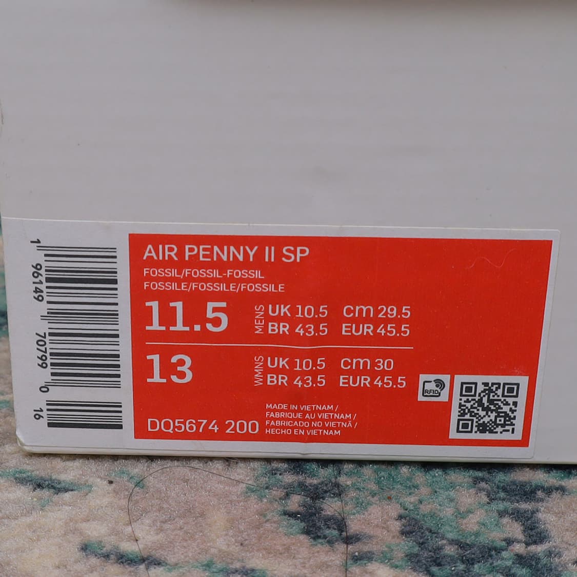 Nike 나이키 x 스투시 에어페니2 포실 295 나코탭 상품이미지8