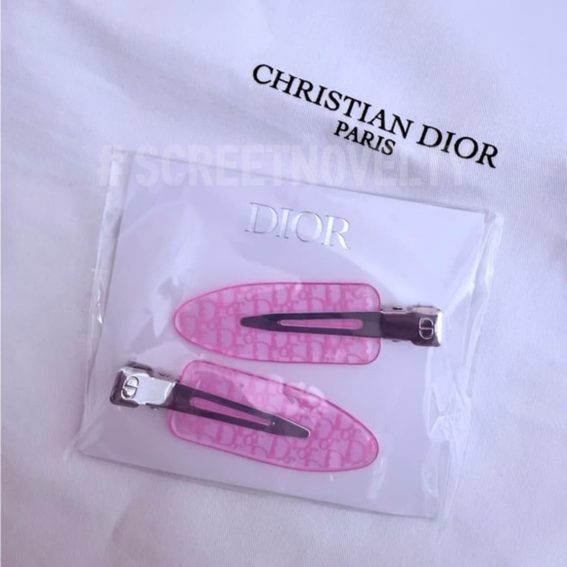 디올뷰티 헤어클립 핑크 세트 (2ps) 상품이미지10
