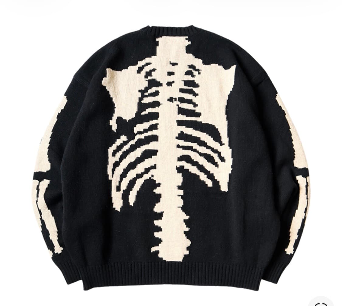 캐피탈 5G 울 본 크루넥 스웨터 블랙 3사이즈 상품이미지1