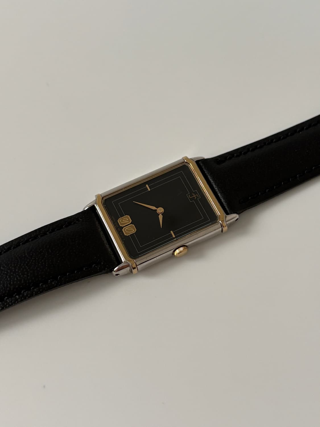 1980s Black Combi Tank Ladies Quartz 상품이미지4