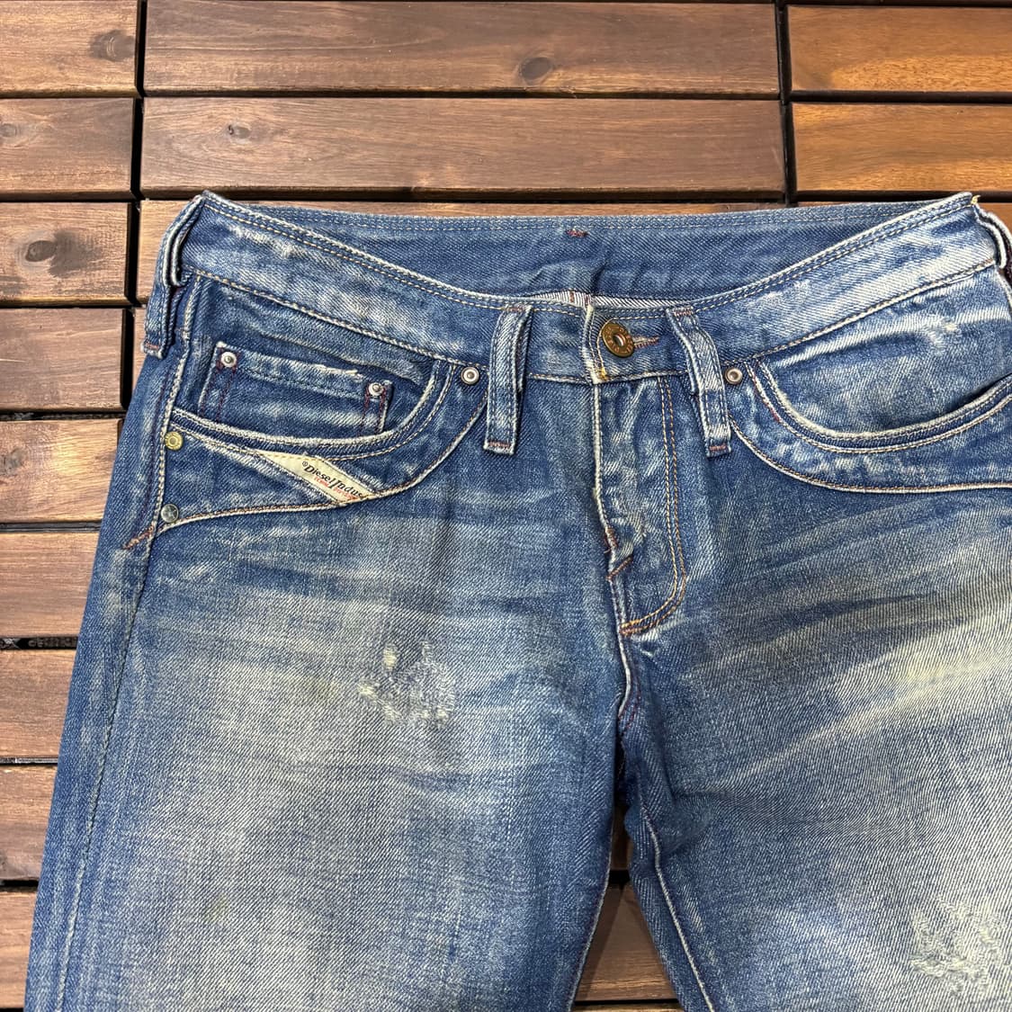 디젤 우먼스 인더스트리 시리즈 Y2K 타입 데님 made in ITALY 상품이미지3