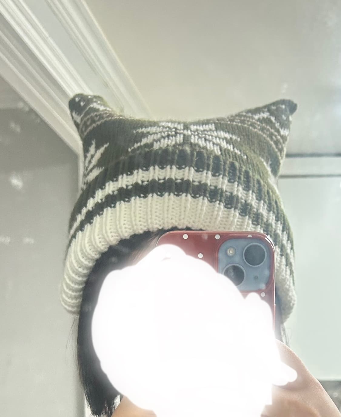 핸드메이드 고양이 모자 상품이미지2