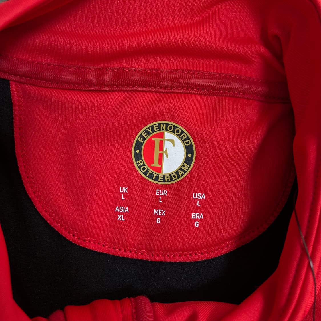 (새상품) 페예노르트 1/4 집업탑 US L사이즈 상품이미지4