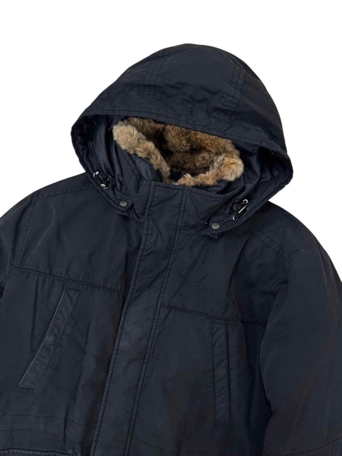 헨리코튼 덕다운 패딩 블랙 (XL)  상품이미지2