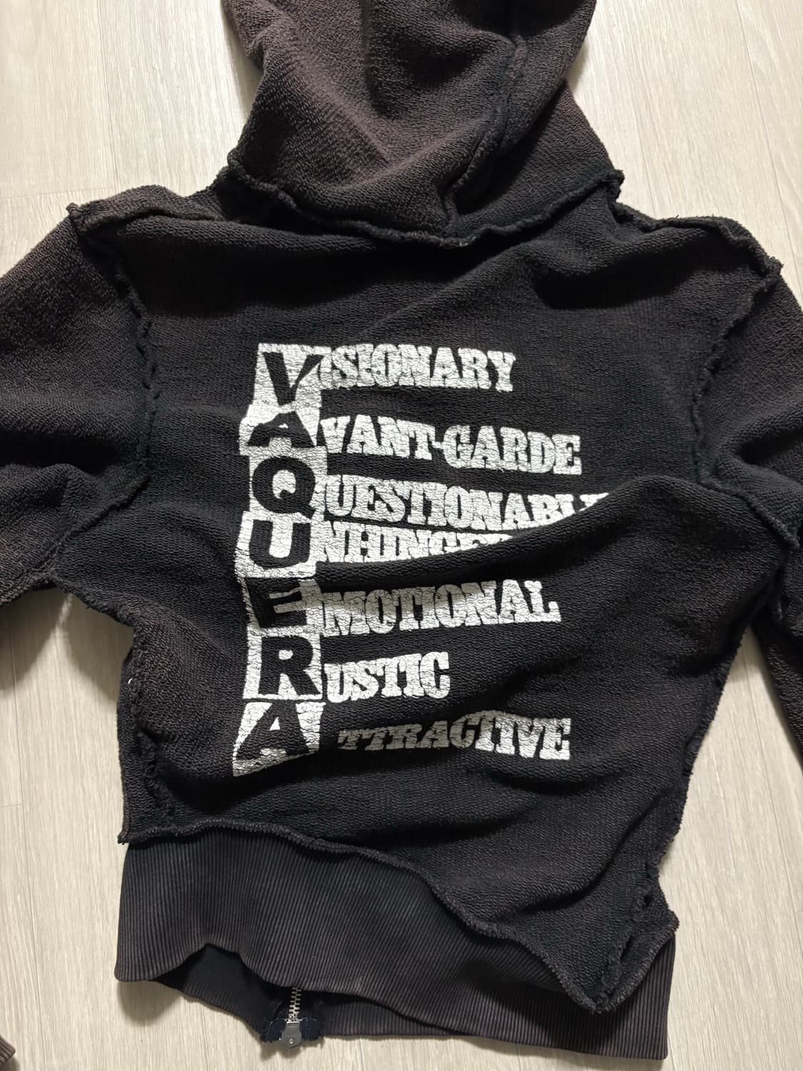 [M] 바퀘라 트위스트 후드집업 상품이미지4