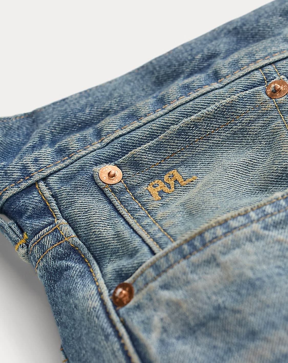 RRL 더블알엘 빈티지 파이브포켓 미드랜드 셀비지 진 34-30 신품급 상품이미지3