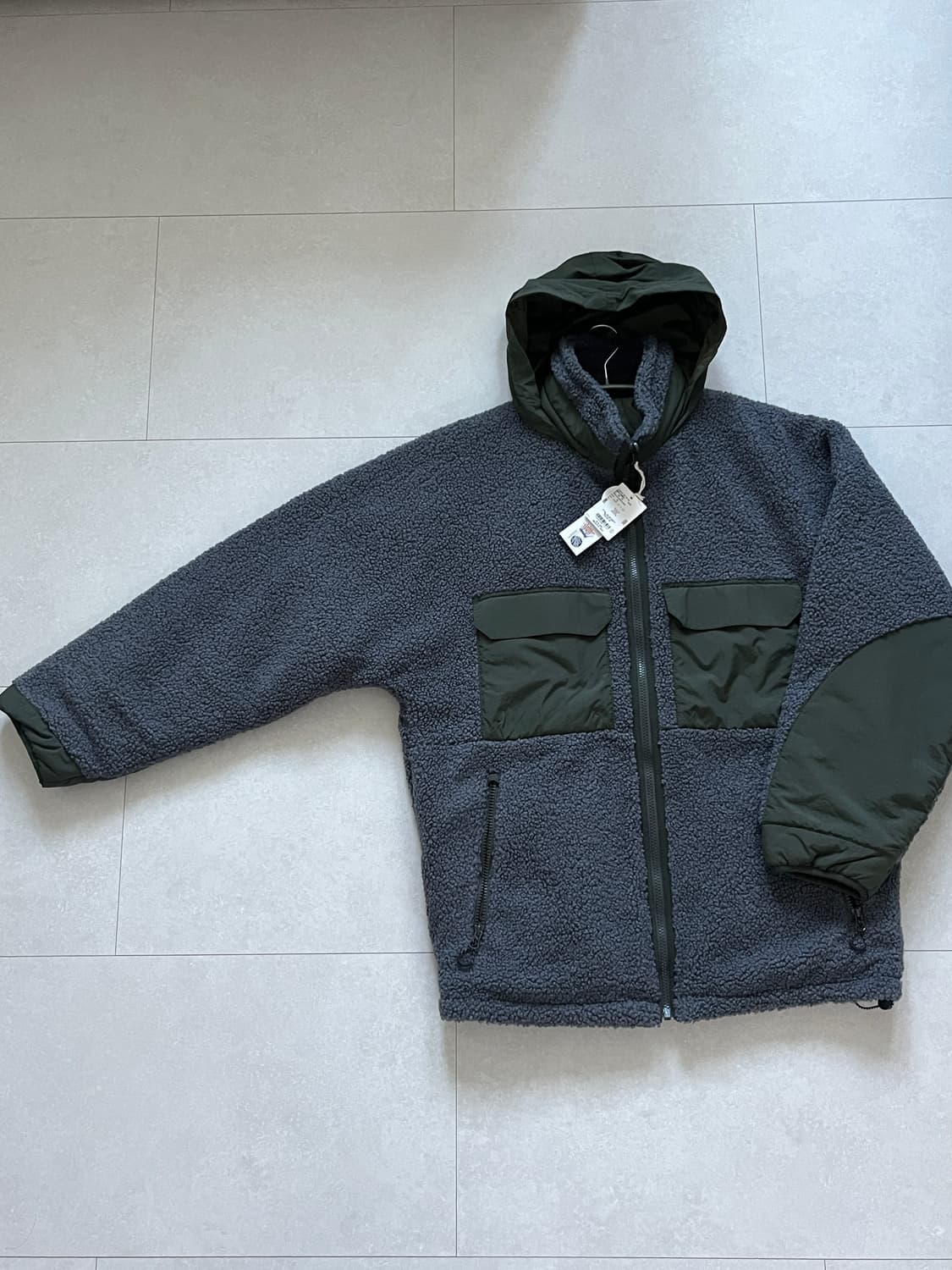 베이플로우 리버시블 플리스 파카 상품이미지1