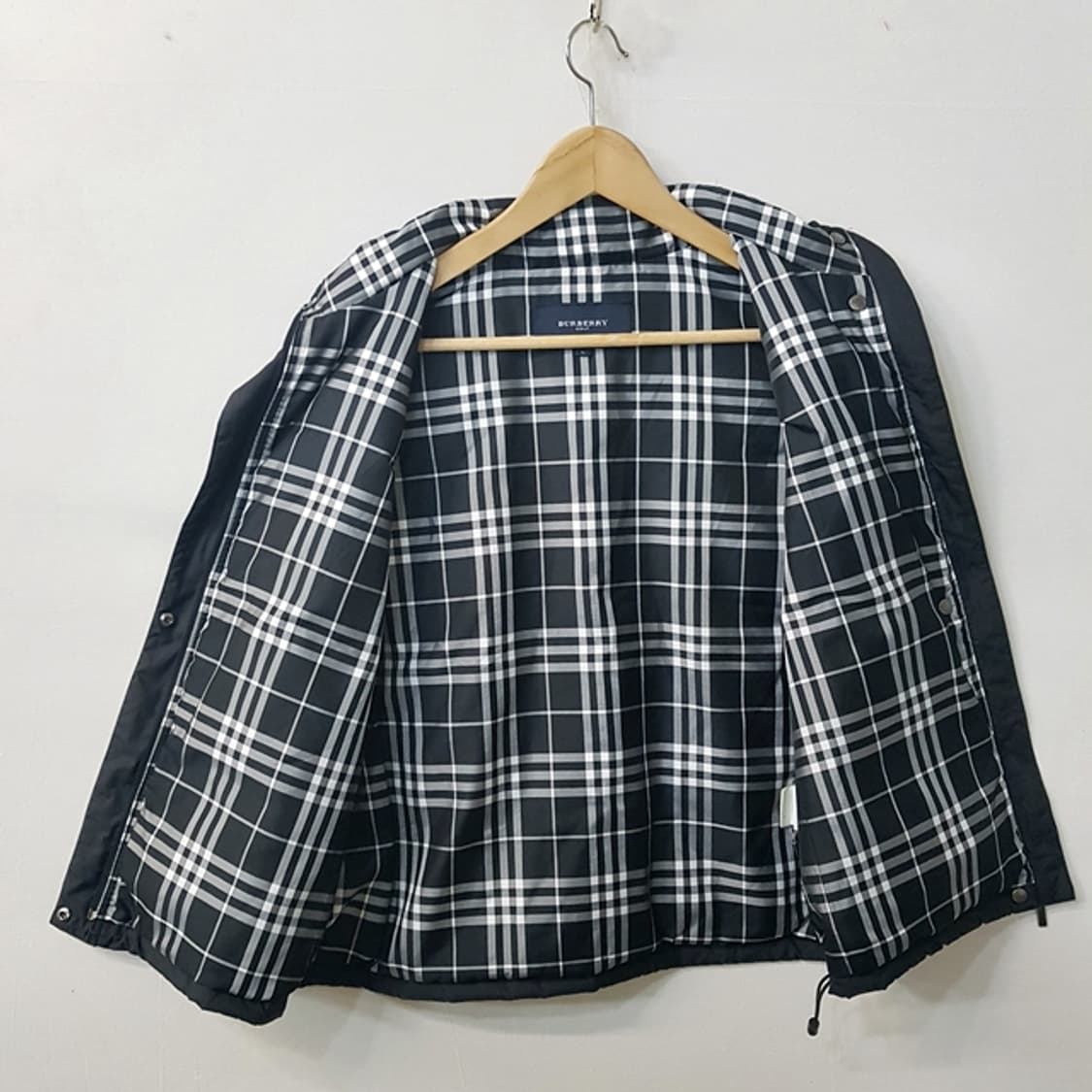 BURBERRY GOLF 버버리 골프 다운 패딩 조끼 블랙 상품이미지6