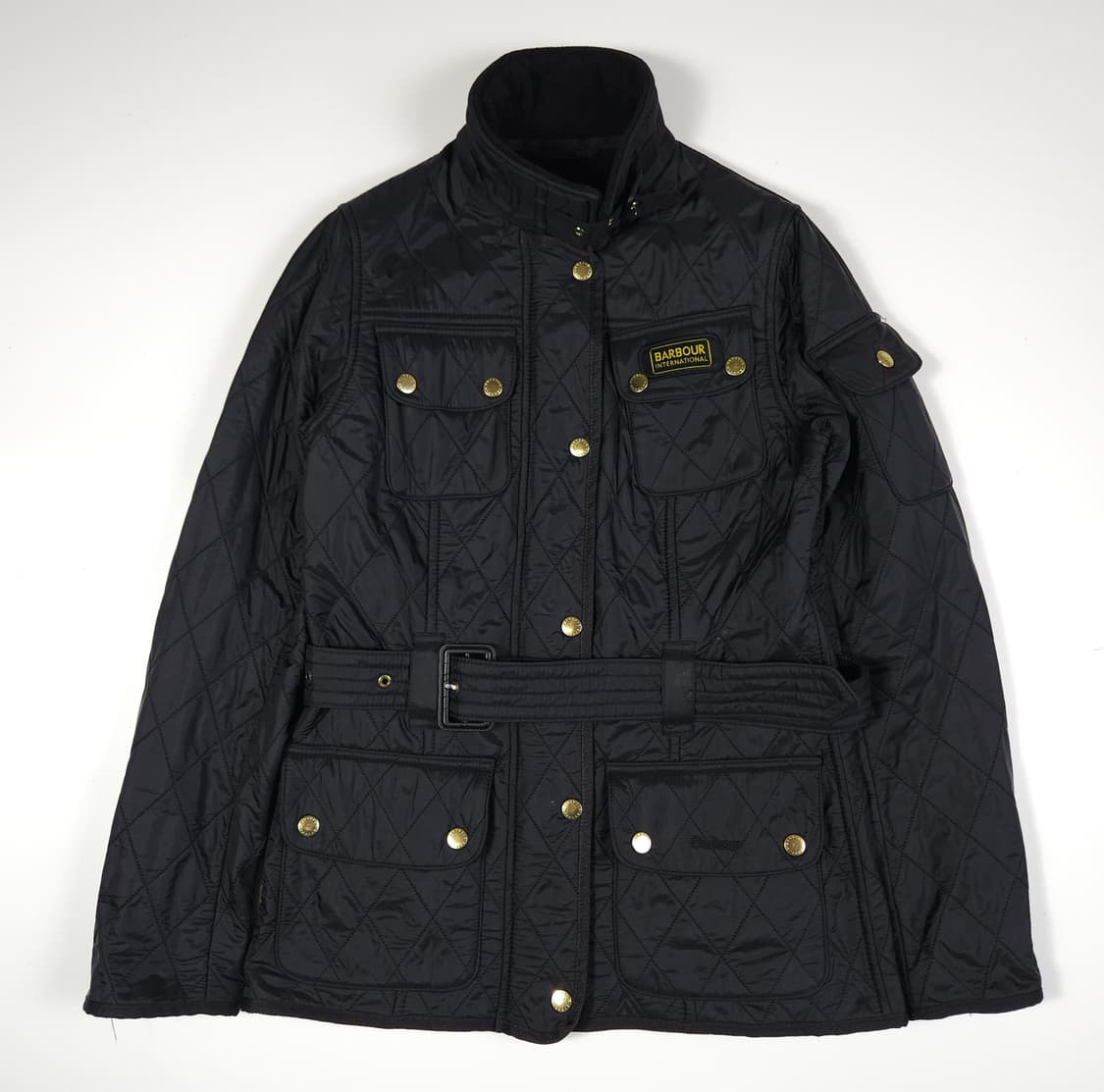 바버 인터네셔널 폴라퀼트 자켓 상품이미지1