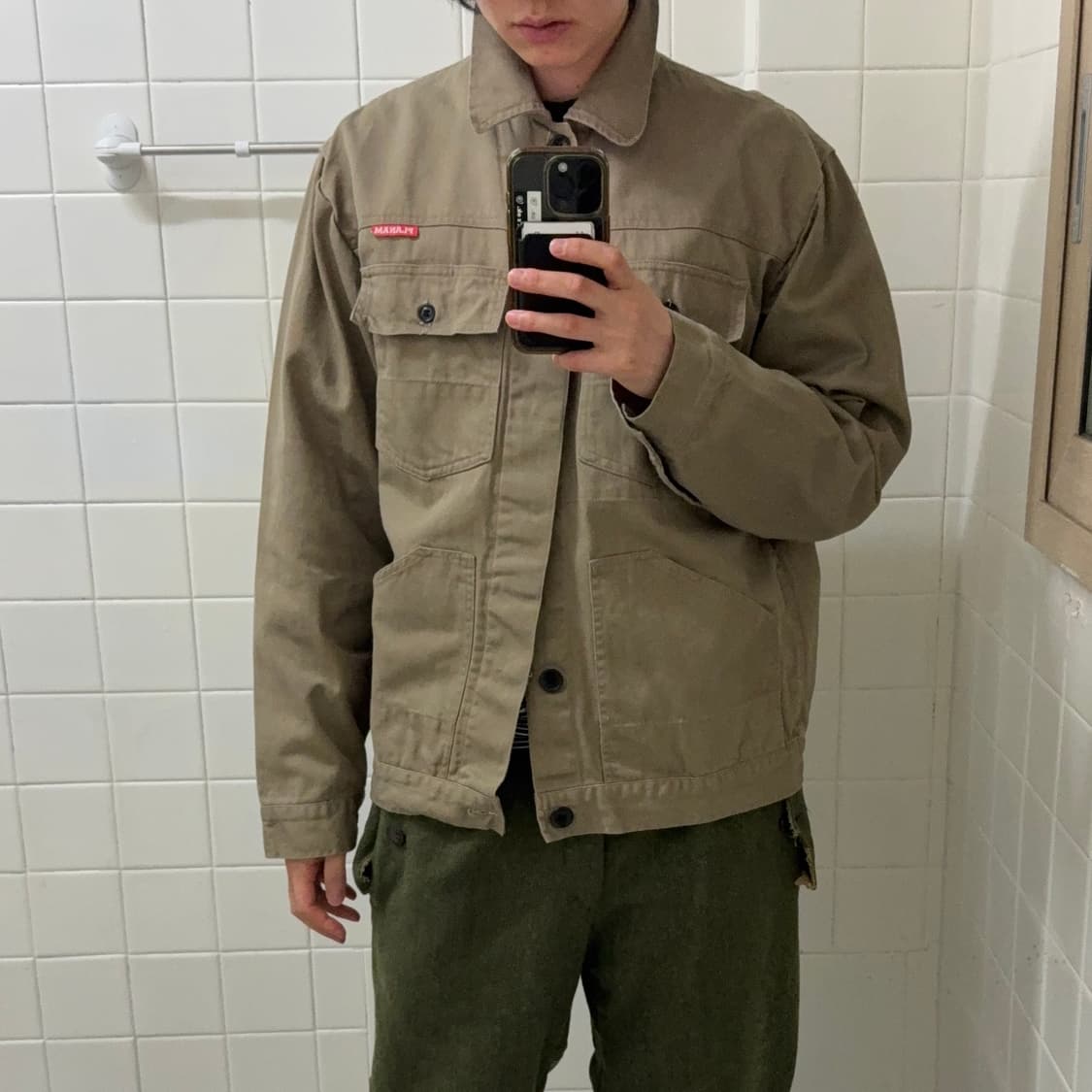 유로 빈티지 워크 자켓 상품이미지5