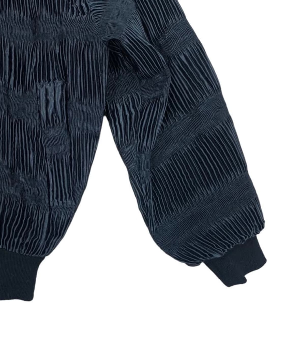 빈티지 플리츠 블루종 봄버자켓 상품이미지4